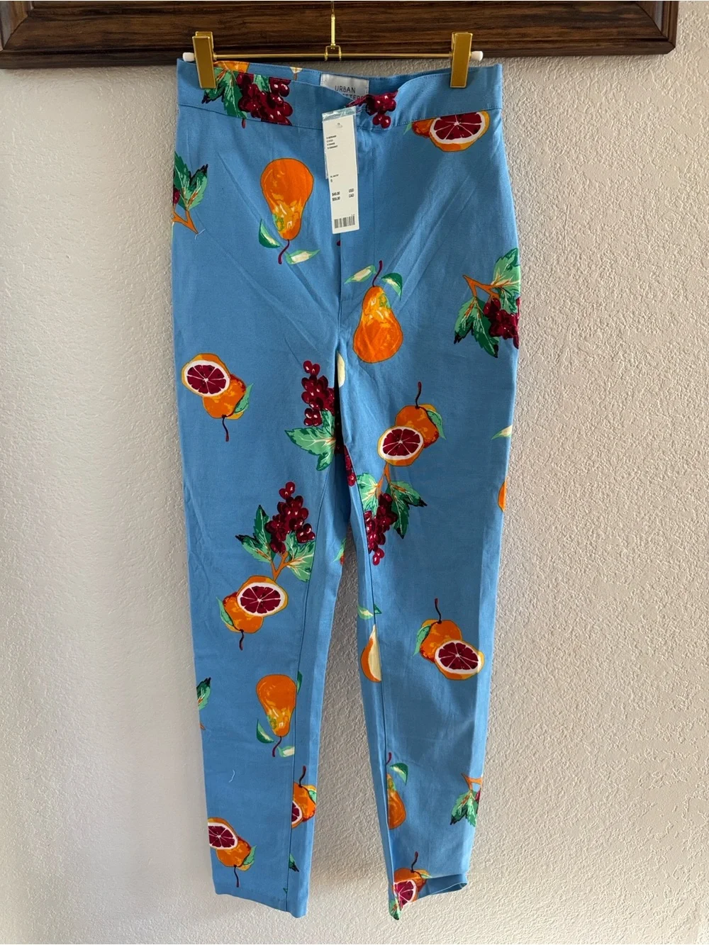 Fruit Print Skinny Pants NWT